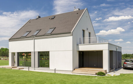 Architekt bei der Bauplanung